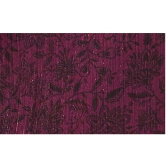 Halogen Metallic Balloon Sleeve Blouse Size XS V Neck Sheer Sleeve NWT Purple - Picture 9 of 14